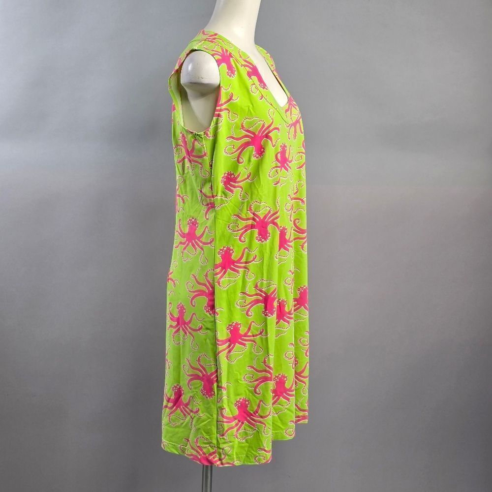 Katherine Way Lime and Fuchsia Swim Coverup (Rack3) - Picture 5 of 9